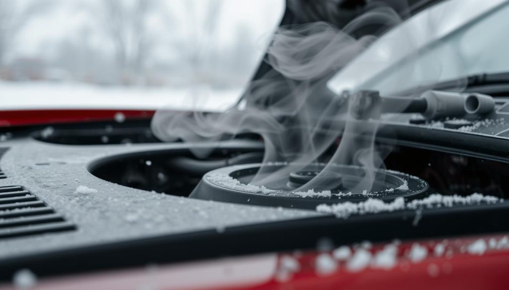 Cold weather impact on engine smoke