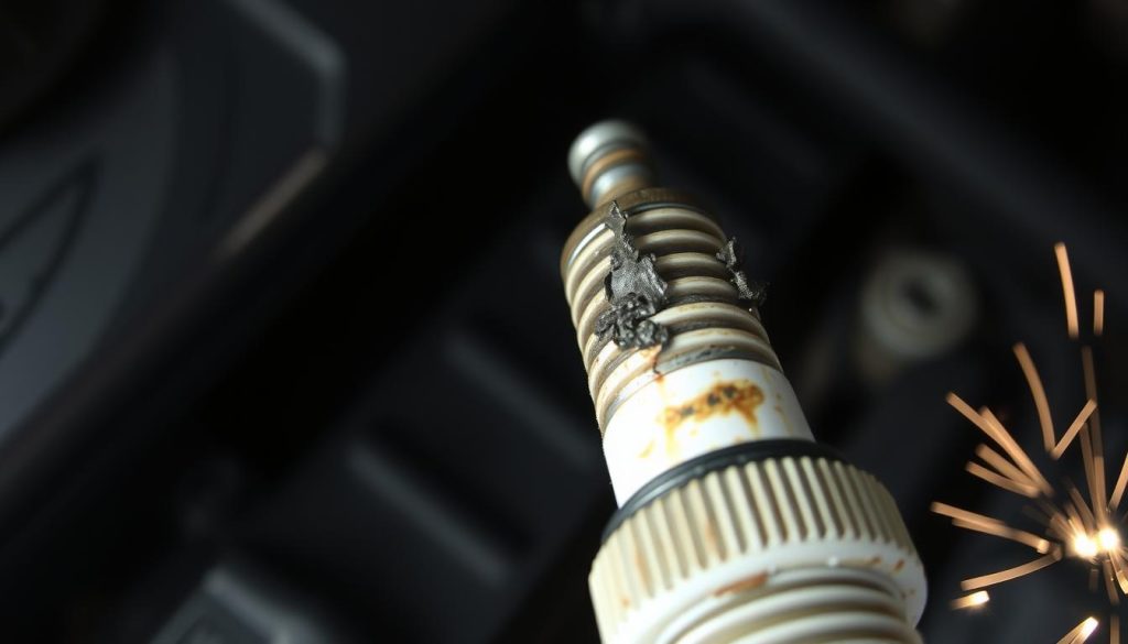 Spark plug failure symptoms